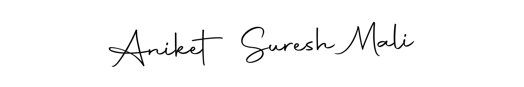Aniket Suresh Mali stylish signature style. Best Handwritten Sign (Autography-DOLnW) for my name. Handwritten Signature Collection Ideas for my name Aniket Suresh Mali. Aniket Suresh Mali signature style 10 images and pictures png