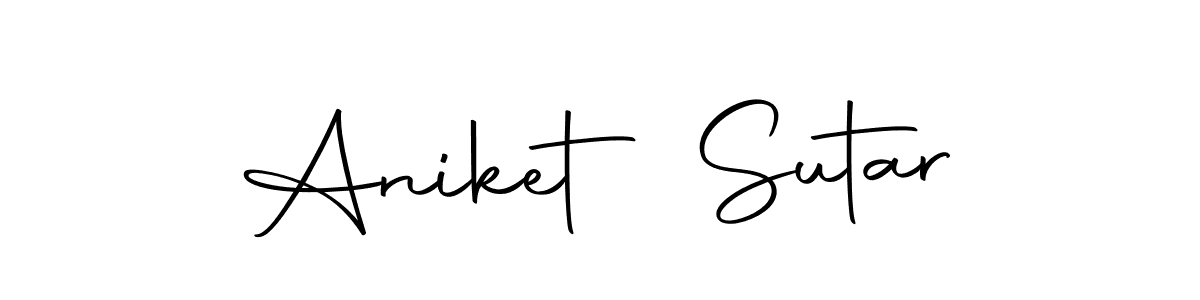 if you are searching for the best signature style for your name Aniket Sutar. so please give up your signature search. here we have designed multiple signature styles  using Autography-DOLnW. Aniket Sutar signature style 10 images and pictures png