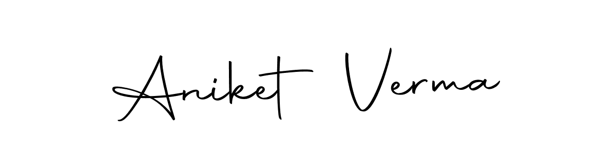 You can use this online signature creator to create a handwritten signature for the name Aniket Verma. This is the best online autograph maker. Aniket Verma signature style 10 images and pictures png