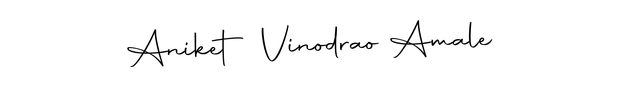 It looks lik you need a new signature style for name Aniket Vinodrao Amale. Design unique handwritten (Autography-DOLnW) signature with our free signature maker in just a few clicks. Aniket Vinodrao Amale signature style 10 images and pictures png