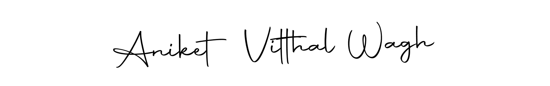 Make a beautiful signature design for name Aniket Vitthal Wagh. With this signature (Autography-DOLnW) style, you can create a handwritten signature for free. Aniket Vitthal Wagh signature style 10 images and pictures png