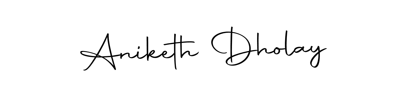 You should practise on your own different ways (Autography-DOLnW) to write your name (Aniketh Dholay) in signature. don't let someone else do it for you. Aniketh Dholay signature style 10 images and pictures png