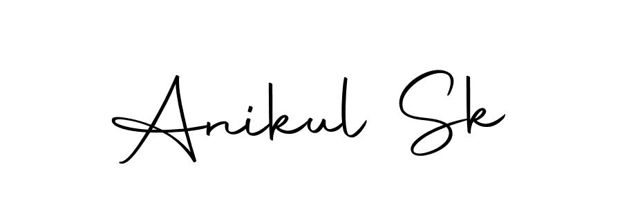 if you are searching for the best signature style for your name Anikul Sk. so please give up your signature search. here we have designed multiple signature styles  using Autography-DOLnW. Anikul Sk signature style 10 images and pictures png