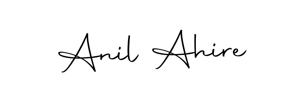 The best way (Autography-DOLnW) to make a short signature is to pick only two or three words in your name. The name Anil Ahire include a total of six letters. For converting this name. Anil Ahire signature style 10 images and pictures png