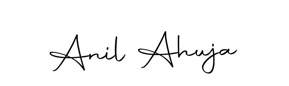 The best way (Autography-DOLnW) to make a short signature is to pick only two or three words in your name. The name Anil Ahuja include a total of six letters. For converting this name. Anil Ahuja signature style 10 images and pictures png