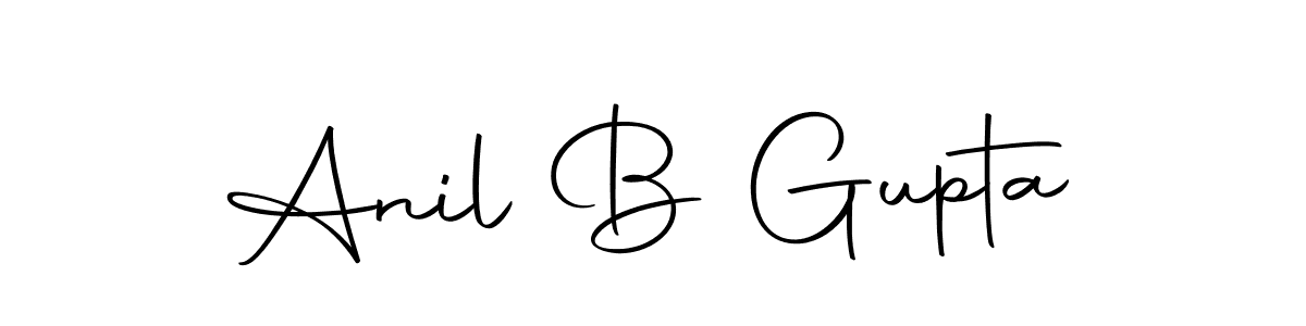 You should practise on your own different ways (Autography-DOLnW) to write your name (Anil B Gupta) in signature. don't let someone else do it for you. Anil B Gupta signature style 10 images and pictures png