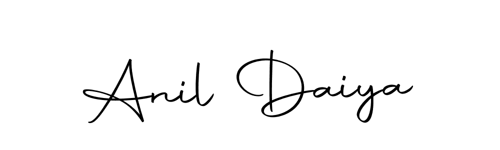 Anil Daiya stylish signature style. Best Handwritten Sign (Autography-DOLnW) for my name. Handwritten Signature Collection Ideas for my name Anil Daiya. Anil Daiya signature style 10 images and pictures png