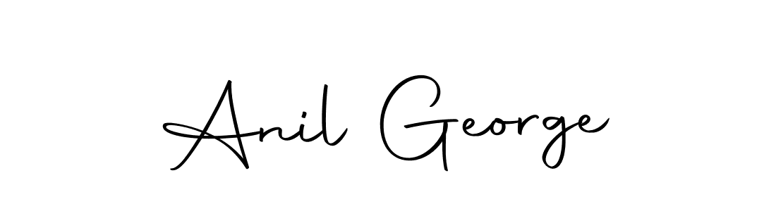 Design your own signature with our free online signature maker. With this signature software, you can create a handwritten (Autography-DOLnW) signature for name Anil George. Anil George signature style 10 images and pictures png