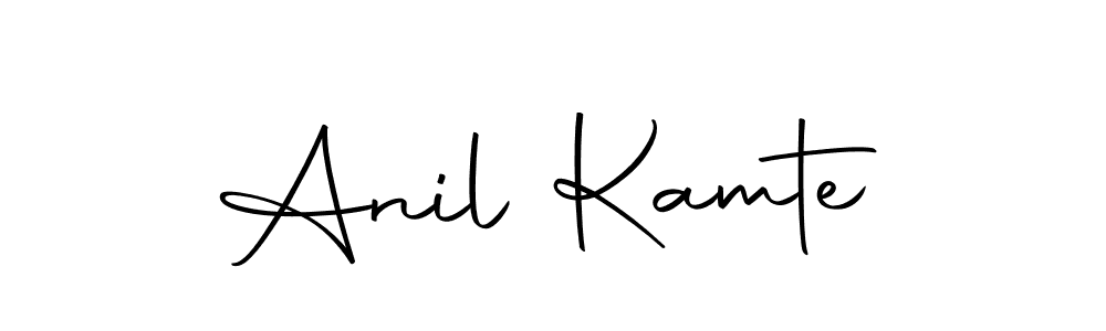 You should practise on your own different ways (Autography-DOLnW) to write your name (Anil Kamte) in signature. don't let someone else do it for you. Anil Kamte signature style 10 images and pictures png