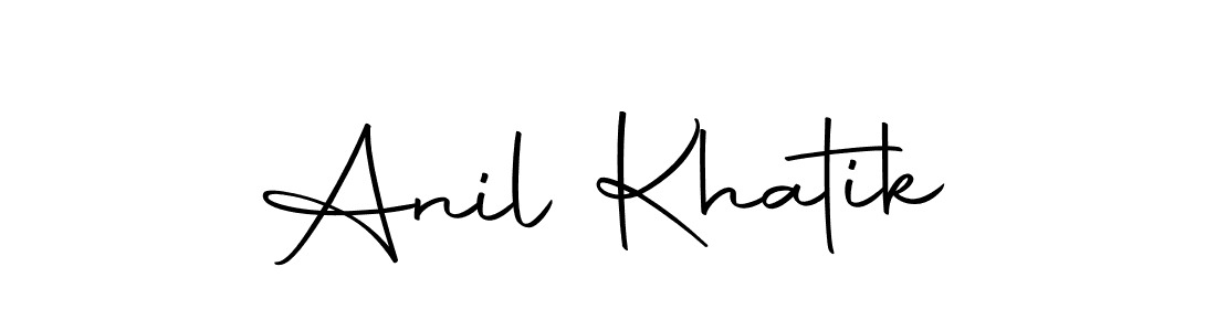 You should practise on your own different ways (Autography-DOLnW) to write your name (Anil Khatik) in signature. don't let someone else do it for you. Anil Khatik signature style 10 images and pictures png