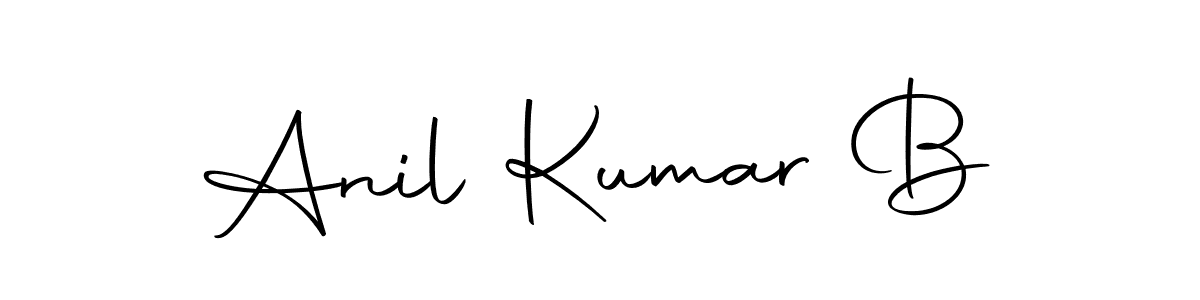 Design your own signature with our free online signature maker. With this signature software, you can create a handwritten (Autography-DOLnW) signature for name Anil Kumar B. Anil Kumar B signature style 10 images and pictures png