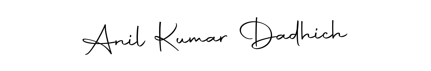 Also we have Anil Kumar Dadhich name is the best signature style. Create professional handwritten signature collection using Autography-DOLnW autograph style. Anil Kumar Dadhich signature style 10 images and pictures png