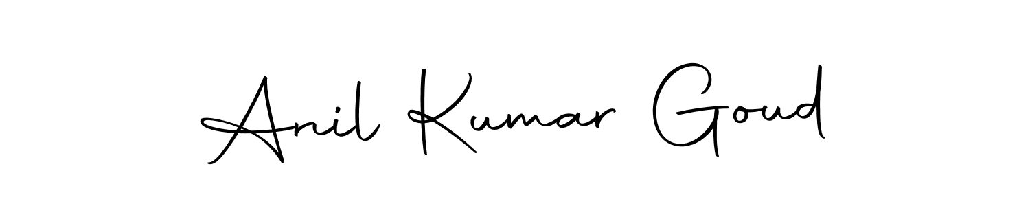 How to make Anil Kumar Goud name signature. Use Autography-DOLnW style for creating short signs online. This is the latest handwritten sign. Anil Kumar Goud signature style 10 images and pictures png