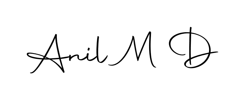 Autography-DOLnW is a professional signature style that is perfect for those who want to add a touch of class to their signature. It is also a great choice for those who want to make their signature more unique. Get Anil M D name to fancy signature for free. Anil M D signature style 10 images and pictures png