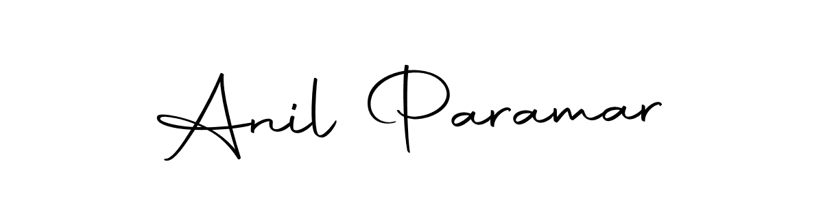 How to make Anil Paramar name signature. Use Autography-DOLnW style for creating short signs online. This is the latest handwritten sign. Anil Paramar signature style 10 images and pictures png