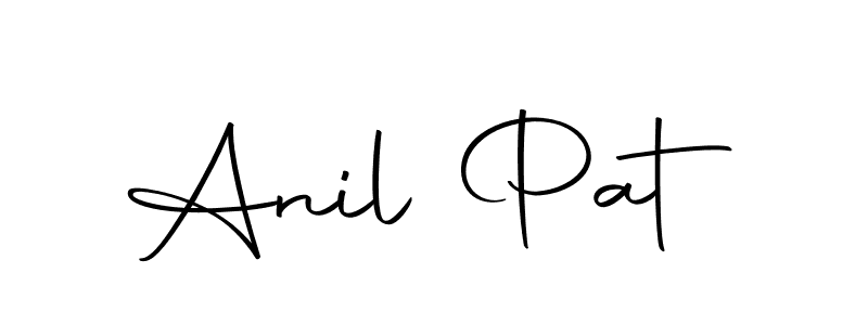 How to make Anil Pat name signature. Use Autography-DOLnW style for creating short signs online. This is the latest handwritten sign. Anil Pat signature style 10 images and pictures png