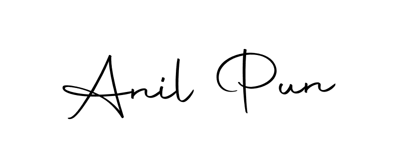 Also we have Anil Pun name is the best signature style. Create professional handwritten signature collection using Autography-DOLnW autograph style. Anil Pun signature style 10 images and pictures png
