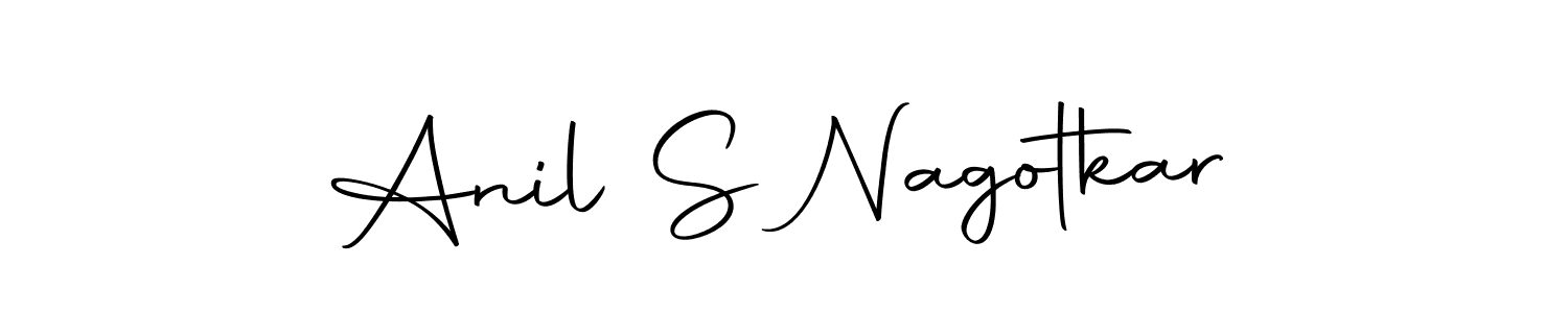 if you are searching for the best signature style for your name Anil S Nagotkar. so please give up your signature search. here we have designed multiple signature styles  using Autography-DOLnW. Anil S Nagotkar signature style 10 images and pictures png