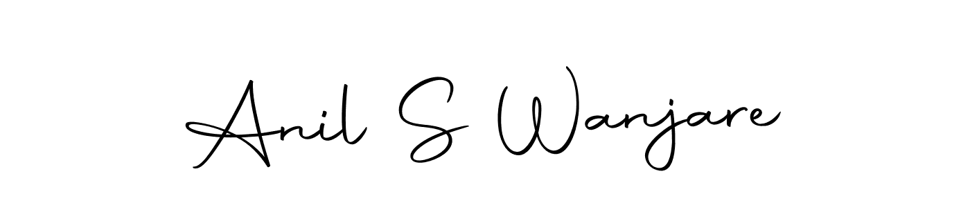 Make a beautiful signature design for name Anil S Wanjare. With this signature (Autography-DOLnW) style, you can create a handwritten signature for free. Anil S Wanjare signature style 10 images and pictures png