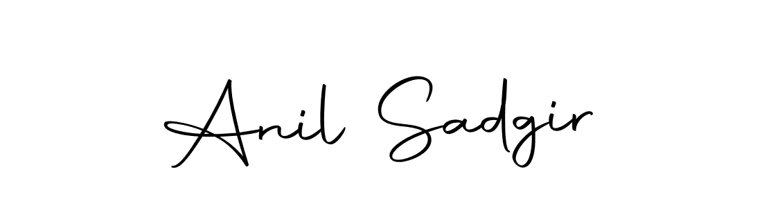 Anil Sadgir stylish signature style. Best Handwritten Sign (Autography-DOLnW) for my name. Handwritten Signature Collection Ideas for my name Anil Sadgir. Anil Sadgir signature style 10 images and pictures png