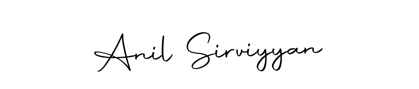 Make a beautiful signature design for name Anil Sirviyyan. With this signature (Autography-DOLnW) style, you can create a handwritten signature for free. Anil Sirviyyan signature style 10 images and pictures png