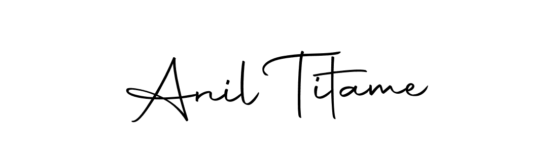 Anil Titame stylish signature style. Best Handwritten Sign (Autography-DOLnW) for my name. Handwritten Signature Collection Ideas for my name Anil Titame. Anil Titame signature style 10 images and pictures png