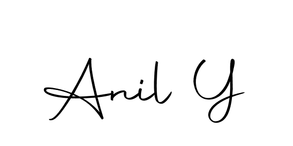 Use a signature maker to create a handwritten signature online. With this signature software, you can design (Autography-DOLnW) your own signature for name Anil Y. Anil Y signature style 10 images and pictures png