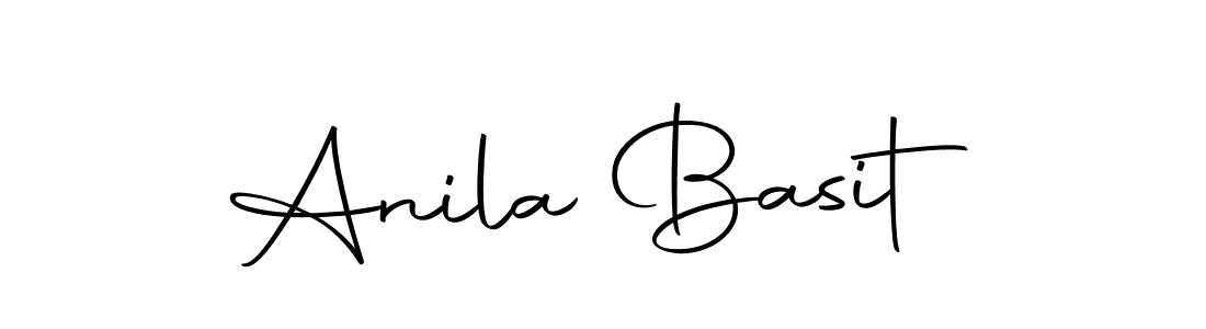 Design your own signature with our free online signature maker. With this signature software, you can create a handwritten (Autography-DOLnW) signature for name Anila Basit. Anila Basit signature style 10 images and pictures png