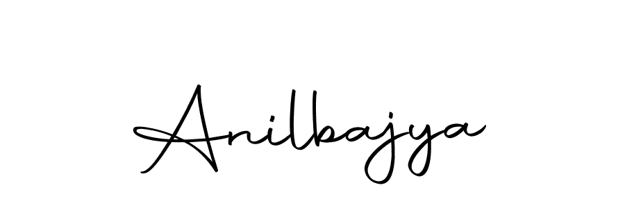 Design your own signature with our free online signature maker. With this signature software, you can create a handwritten (Autography-DOLnW) signature for name Anilbajya. Anilbajya signature style 10 images and pictures png