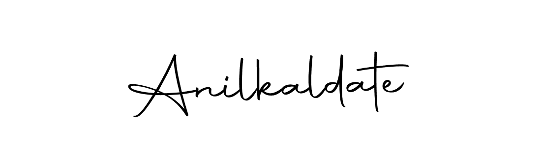 Use a signature maker to create a handwritten signature online. With this signature software, you can design (Autography-DOLnW) your own signature for name Anilkaldate. Anilkaldate signature style 10 images and pictures png