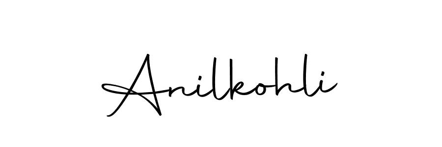 Create a beautiful signature design for name Anilkohli. With this signature (Autography-DOLnW) fonts, you can make a handwritten signature for free. Anilkohli signature style 10 images and pictures png