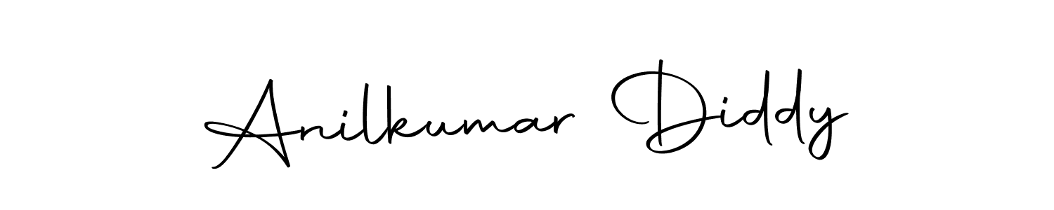 Create a beautiful signature design for name Anilkumar Diddy. With this signature (Autography-DOLnW) fonts, you can make a handwritten signature for free. Anilkumar Diddy signature style 10 images and pictures png