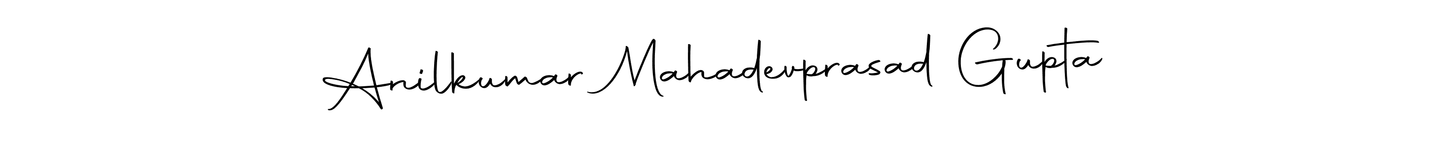 Also we have Anilkumar Mahadevprasad Gupta name is the best signature style. Create professional handwritten signature collection using Autography-DOLnW autograph style. Anilkumar Mahadevprasad Gupta signature style 10 images and pictures png