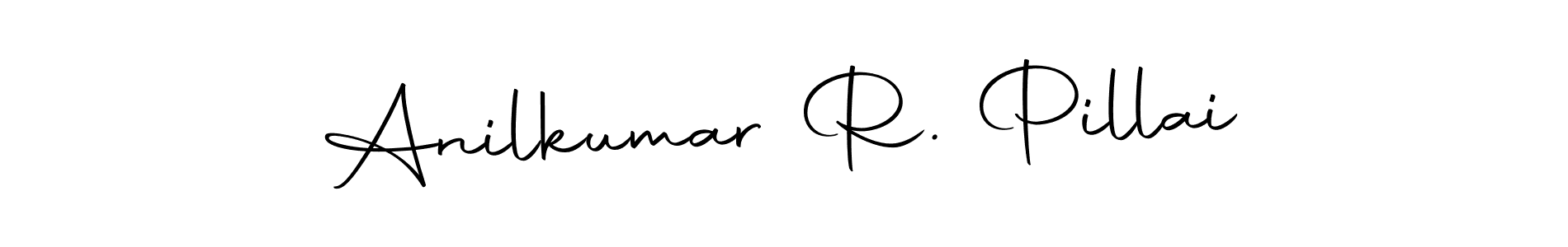 The best way (Autography-DOLnW) to make a short signature is to pick only two or three words in your name. The name Anilkumar R. Pillai include a total of six letters. For converting this name. Anilkumar R. Pillai signature style 10 images and pictures png