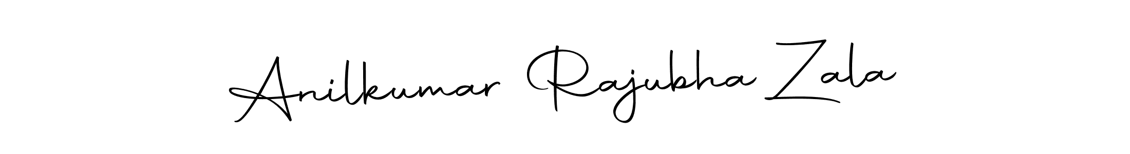 Make a beautiful signature design for name Anilkumar Rajubha Zala. Use this online signature maker to create a handwritten signature for free. Anilkumar Rajubha Zala signature style 10 images and pictures png