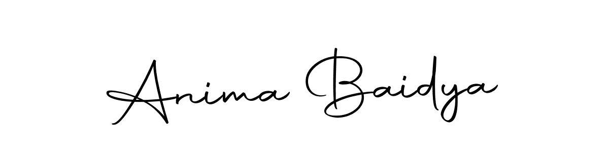 Also we have Anima Baidya name is the best signature style. Create professional handwritten signature collection using Autography-DOLnW autograph style. Anima Baidya signature style 10 images and pictures png