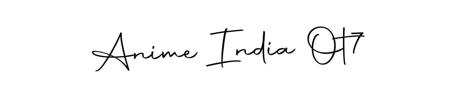 Also You can easily find your signature by using the search form. We will create Anime India Ot7 name handwritten signature images for you free of cost using Autography-DOLnW sign style. Anime India Ot7 signature style 10 images and pictures png