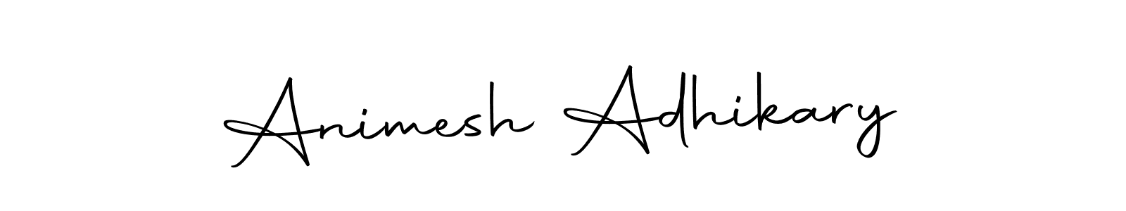 Make a beautiful signature design for name Animesh Adhikary. With this signature (Autography-DOLnW) style, you can create a handwritten signature for free. Animesh Adhikary signature style 10 images and pictures png
