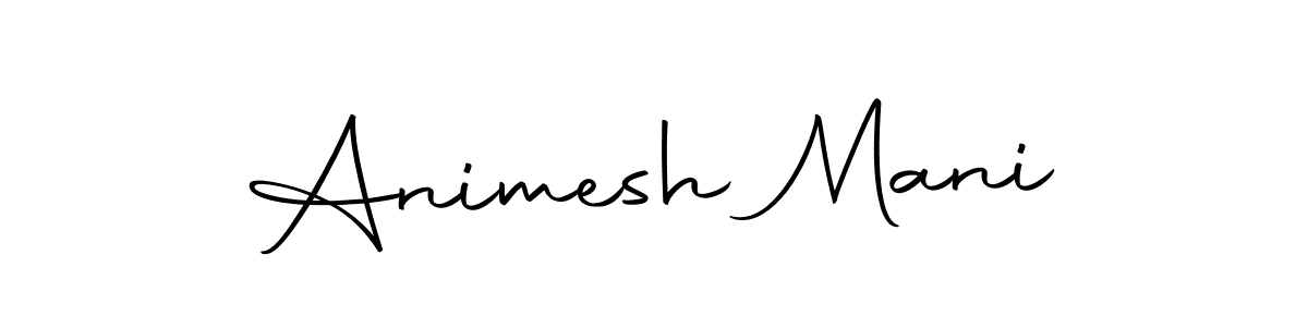 Create a beautiful signature design for name Animesh Mani. With this signature (Autography-DOLnW) fonts, you can make a handwritten signature for free. Animesh Mani signature style 10 images and pictures png