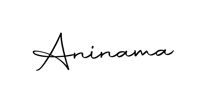 How to make Aninama signature? Autography-DOLnW is a professional autograph style. Create handwritten signature for Aninama name. Aninama signature style 10 images and pictures png