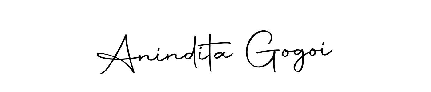 Make a short Anindita Gogoi signature style. Manage your documents anywhere anytime using Autography-DOLnW. Create and add eSignatures, submit forms, share and send files easily. Anindita Gogoi signature style 10 images and pictures png