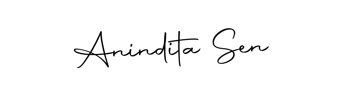 Design your own signature with our free online signature maker. With this signature software, you can create a handwritten (Autography-DOLnW) signature for name Anindita Sen. Anindita Sen signature style 10 images and pictures png