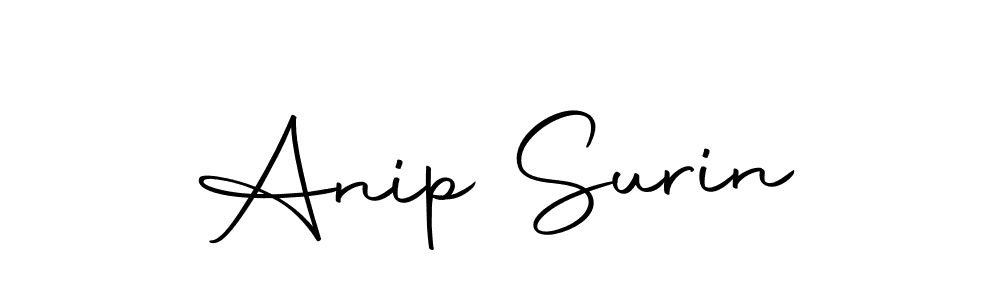 Make a beautiful signature design for name Anip Surin. Use this online signature maker to create a handwritten signature for free. Anip Surin signature style 10 images and pictures png