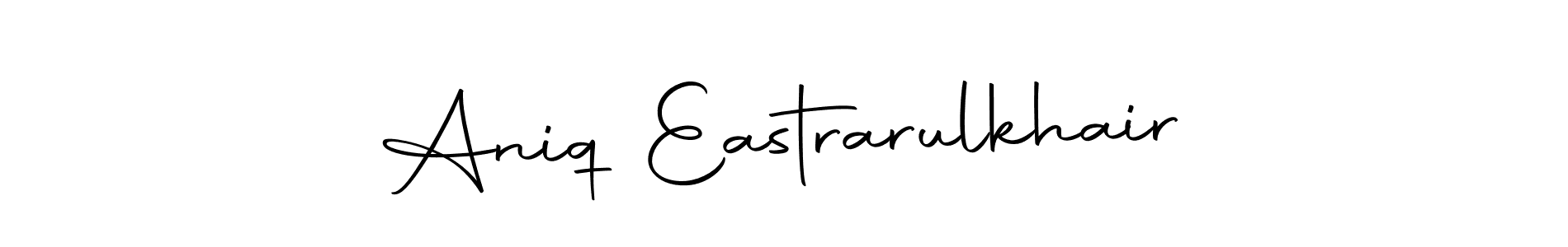 Design your own signature with our free online signature maker. With this signature software, you can create a handwritten (Autography-DOLnW) signature for name Aniq Eastrarulkhair. Aniq Eastrarulkhair signature style 10 images and pictures png