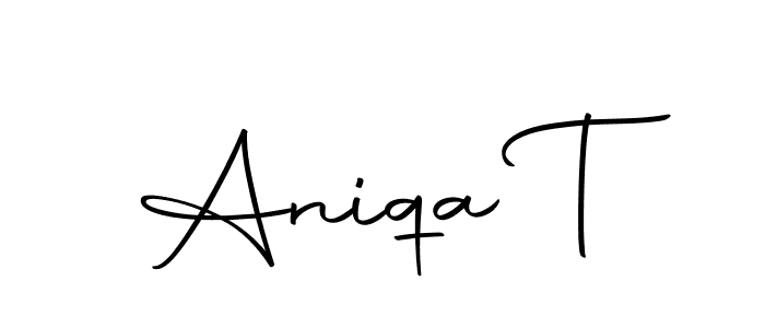 How to Draw Aniqa T signature style? Autography-DOLnW is a latest design signature styles for name Aniqa T. Aniqa T signature style 10 images and pictures png