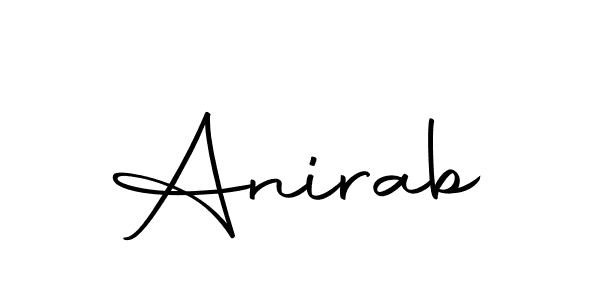 Design your own signature with our free online signature maker. With this signature software, you can create a handwritten (Autography-DOLnW) signature for name Anirab. Anirab signature style 10 images and pictures png
