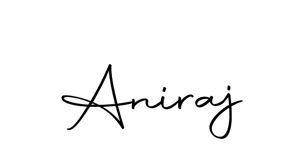 Use a signature maker to create a handwritten signature online. With this signature software, you can design (Autography-DOLnW) your own signature for name Aniraj. Aniraj signature style 10 images and pictures png