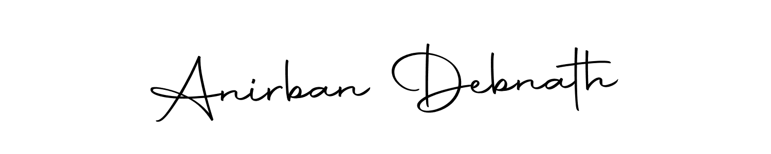 Create a beautiful signature design for name Anirban Debnath. With this signature (Autography-DOLnW) fonts, you can make a handwritten signature for free. Anirban Debnath signature style 10 images and pictures png