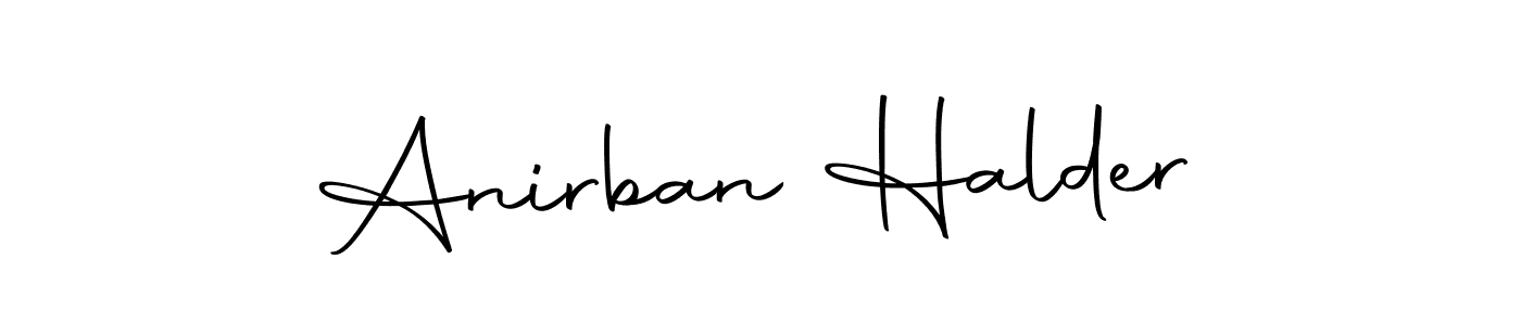 How to make Anirban Halder name signature. Use Autography-DOLnW style for creating short signs online. This is the latest handwritten sign. Anirban Halder signature style 10 images and pictures png