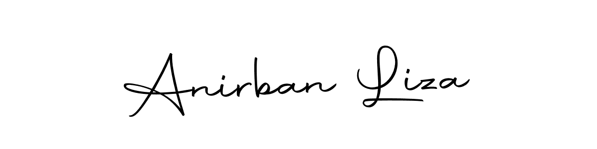 You should practise on your own different ways (Autography-DOLnW) to write your name (Anirban Liza) in signature. don't let someone else do it for you. Anirban Liza signature style 10 images and pictures png